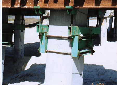 FRICTION COLLAR-BATTERED PILE